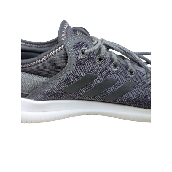 Adidas Women's Cloudfoam QT Flex Running Shoe Sneaker Gray/Black Size 9 - Picture 9 of 9
